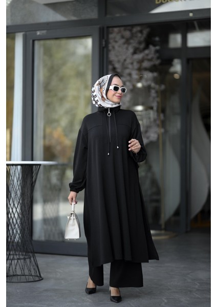 Tesettür Feza Takım Siyah