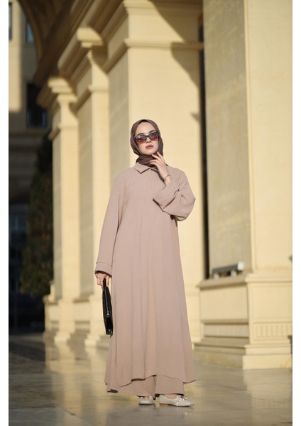 Tesettür Rona Takım Vizon