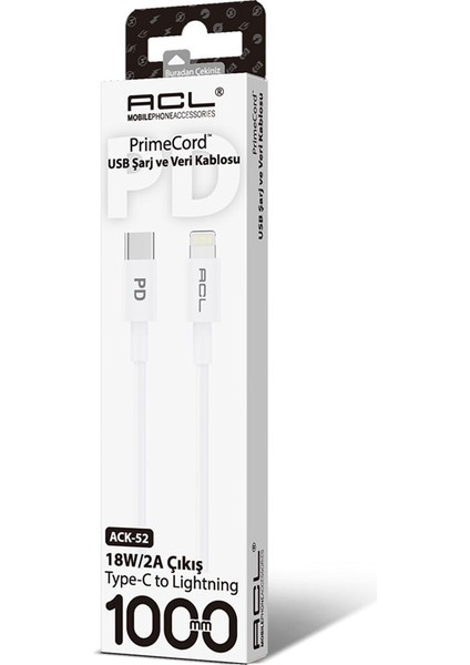 Blitzpowert Ack-52 Primecord Pd Type-C To Lightning USB Şarj Kablosu 1m fiyatları