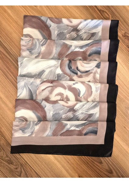 Kahverengi Çiçek Desenli Soft Şal fiyatları