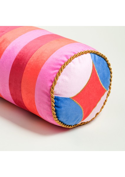 Hansı Dijital Baskılı Dolgulu Kırlent 17x47 Cm Kırmızı - Pembe fırsatları