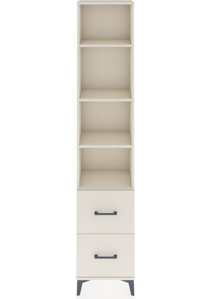 Arges Dolap 4 Raflı 2 Çekmeceli 44X30X221 Aytaşı-Aytaşı