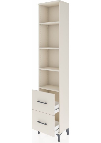 Arges Dolap 4 Raflı 2 Çekmeceli 44X30X221 Aytaşı-Aytaşı fırsatları