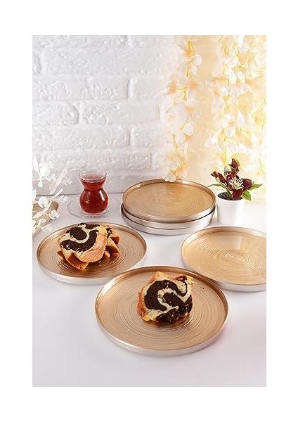 Cam Pasta-Kek-Tatlı Tabağı 6'lı Kahve/ ( ) modelleri