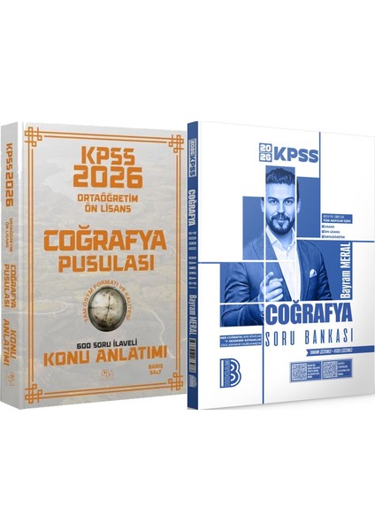 2026 Kpss Ortaöğretim Ön Lisans Coğrafyanın Pusulası Konu Anlatımı - 2026 Kpss Coğrafya Çözümlü Soru