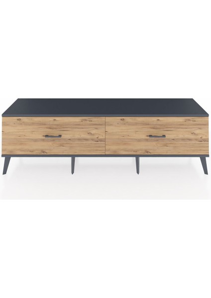 Hyperion Tv Ünitesi 2 Çekmeceli 176X44X51 Çam-Antrasit/çam