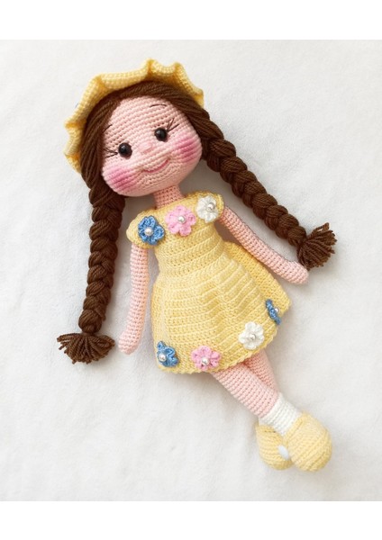 Sarı Şeker Bebek Amigurumi Organik Oyuncak fiyatları