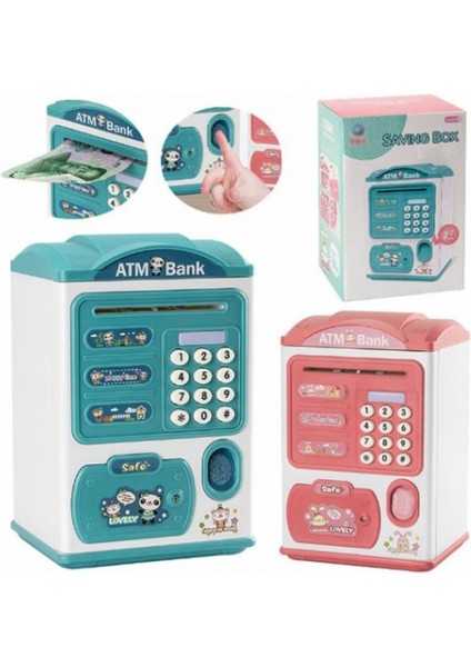 Parmak Izi ve Şifreli Elektronik Atm Kumbara