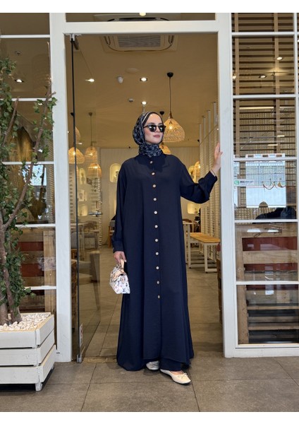 Tesettür Efsun Takım Lacivert