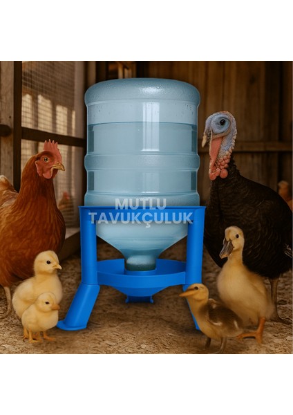 2 Adet Damacana Aparatı Tavuk ve Güvercin Suluğu, Damacana Suluk Altı -Sadece Alt Akıllı Otomatik modelleri