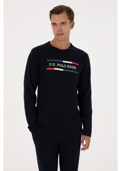 Erkek Lacivert Pijama Takım 50318598-VR033 modelleri