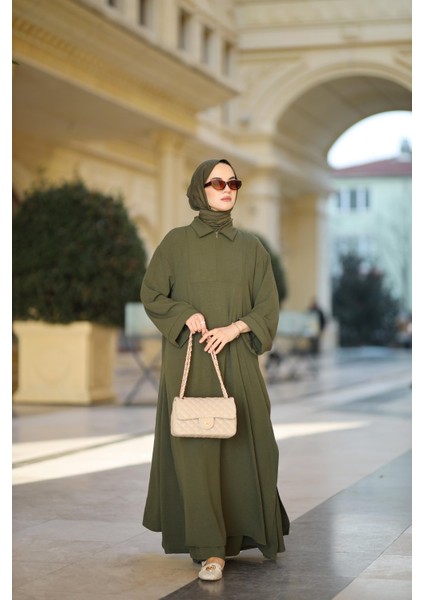 Tesettür Rona Takım Haki