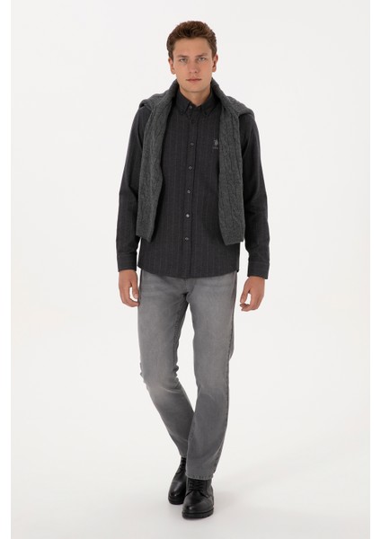 Erkek Gri Pantolon (Jean) 50316562-DN0025