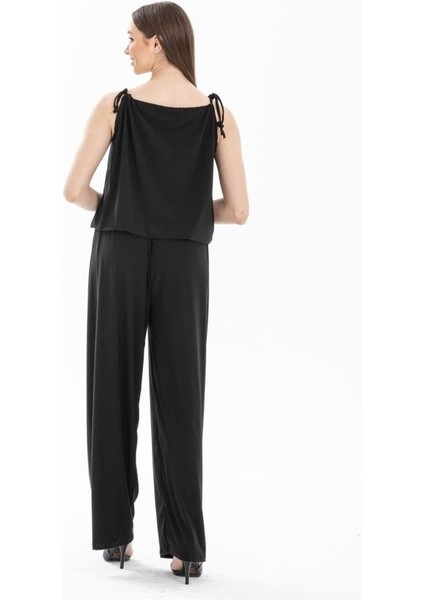 Kadın Rahat Kesim Askılı Bol Paça Sandy Kumaş Fırsat Ürün Tulumelbise modelleri