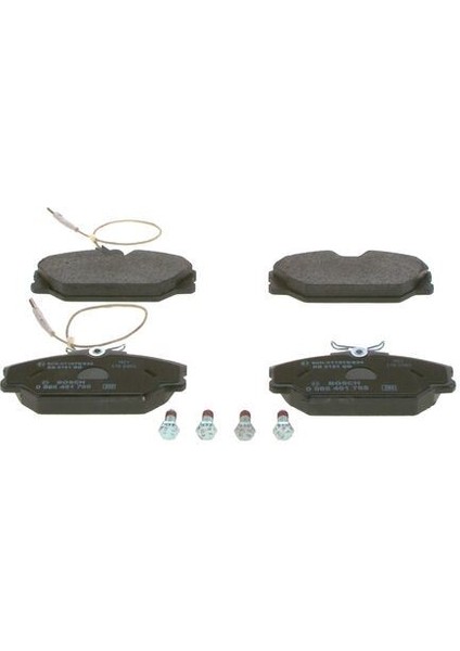 ÖN FREN BALATASI RENAULT LAGUNA 1997-2001 SAFRANE 2 1996-2002 MEGANE 1 1997-2001 SCENIC MEGANE SC NIC 1997-2002 1.4 1.6 1.8 1.9D 2.0 2.2D 7701203730 7701203968 410601531R