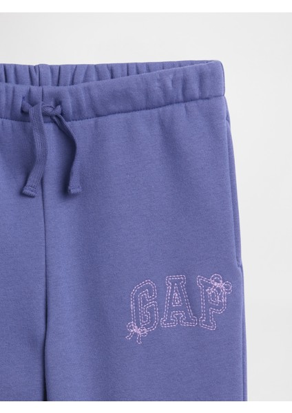 Kız Çocuk Koyu Mavi Relaxed Gap Logo Jogger Eşofman Altı fiyatları