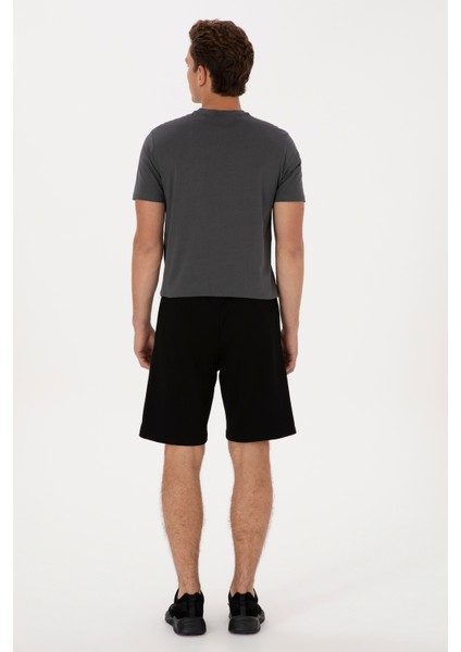 Erkek Siyah Şort (Örme) 50319997-VR046 fırsatları