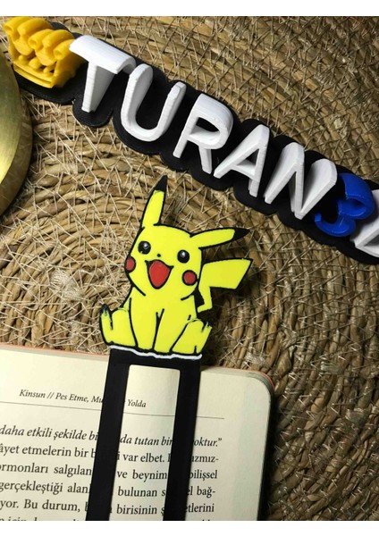 Pikachu Temalı 3D Baskı Kitap Ayracı 4’lü Set – Sevimli Tasarım, Dayanıklı Pla Malzeme modelleri