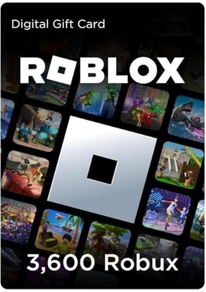 Robux Gift Card - 3600 Robux (Tam Yüklenir)
