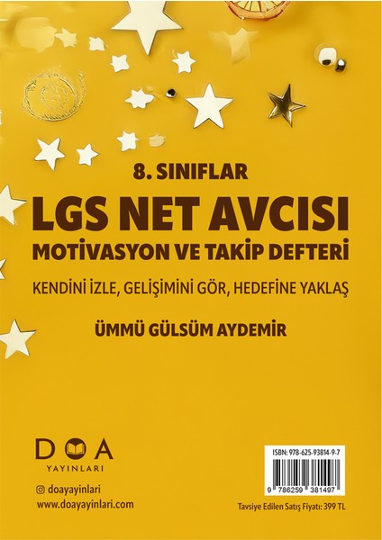 Lgs Net Avcısı – Motivasyon ve Takip Defteri - Ümmü Gülsüm Aydemir modelleri