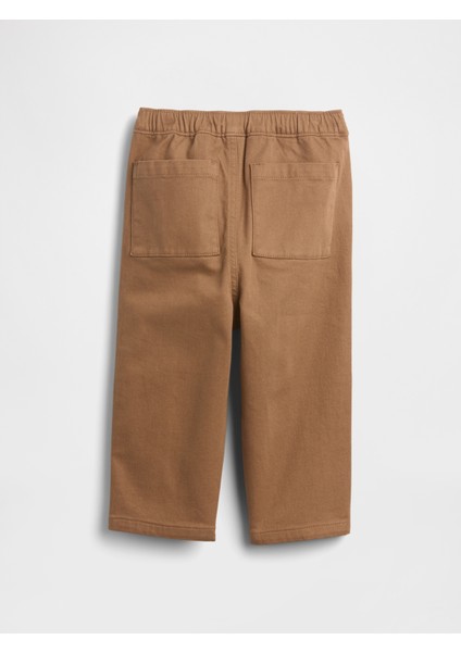 Erkek Bebek Kahverengi Pull-On Barrel Pantolon fiyatları