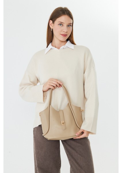 Arlina Bej Çapraz Askılı Yavrulu Kadın Omuz, Kol ve El Çantası fırsatları