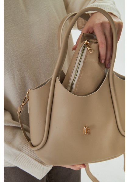 Arlina Bej Çapraz Askılı Yavrulu Kadın Omuz, Kol ve El Çantası indirimleri