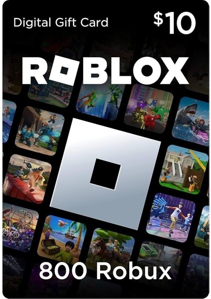 Robux Gift Card - 800 Robux (Tam Yüklenir)