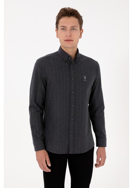 Erkek Antrasit Gömlek Desenli 50316559-VR006 modelleri