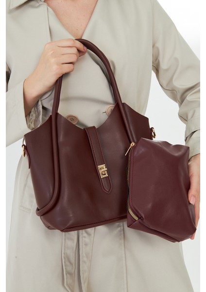 Arlina Bordo Çapraz Askılı Yavrulu Kadın Omuz, Kol ve El Çantası modelleri