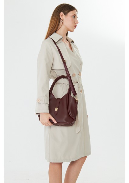 Arlina Bordo Çapraz Askılı Yavrulu Kadın Omuz, Kol ve El Çantası fırsatları