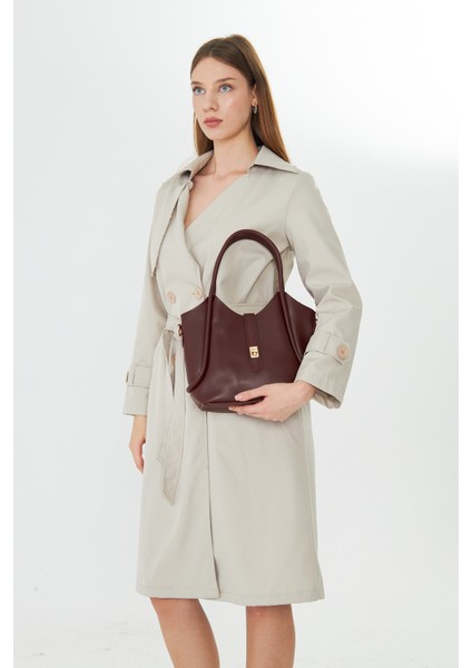 Arlina Bordo Çapraz Askılı Yavrulu Kadın Omuz, Kol ve El Çantası