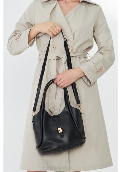 Arlina Siyah Çapraz Askılı Yavrulu Kadın Omuz, Kol ve El Çantası indirimleri