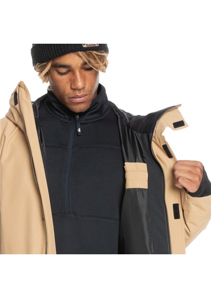 Erkek Snowboard Ceketi In The Hood Kahverengi indirimleri