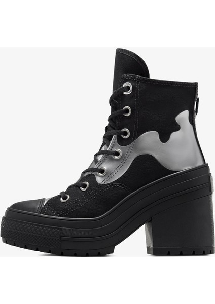 Chuck 70 De Luxe Heel Unisex Siyah Platform Sneaker.068
