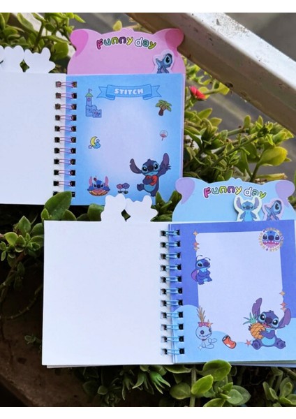 Stitch Ayraçlı Stickerlı Not Defteri Tekli modelleri