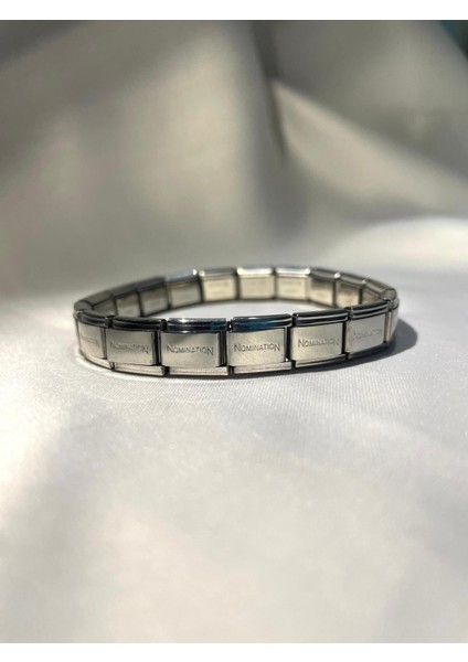 Nmt Gümüş Kaplama Çelik Bileklik