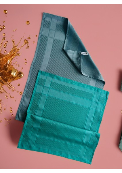 Aliva's Premium Mikrofiber Sihirli Temizlik Bezi 2'li Set - Kurulama ve Cam Bezi 40X60 cm Gri ve Yeşil Renk fiyatları