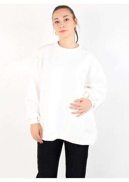 2662 Üç İplik Oversize Tunik