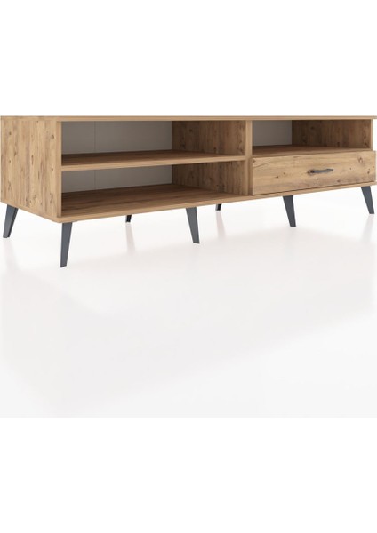 Kronos Tv Ünitesi 2 Raflı Tek Çekmeceli 176X59X51 Çam-Çam/çam fiyatları