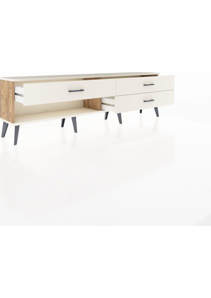 Arges Tv Ünitesi 3 Çekmeceli 176X30X51 Çam-Aytaşı/aytaşı indirimleri