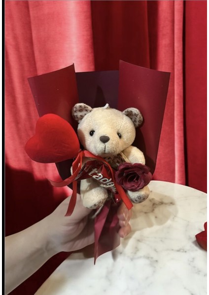 Sevimli Ayıcıklı Buket Romantik Hediye Sevgiliye , Kız Arkadaşa fiyatları