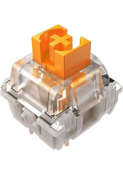 Mekanik Sarı Doğrusal Anahtar Paketi - 3. Nesil, Oyun Için Optimize Edilmiş, LED Lensli Şeffaf Kasa, 100 Milyon Kullanım Ömrü, 3 Kutuplu Bağlantı modelleri