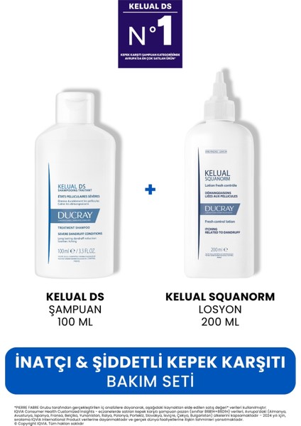 Inatçı & Şiddetli Kepek Karşıtı Bakım Seti (Şampuan + Losyon)