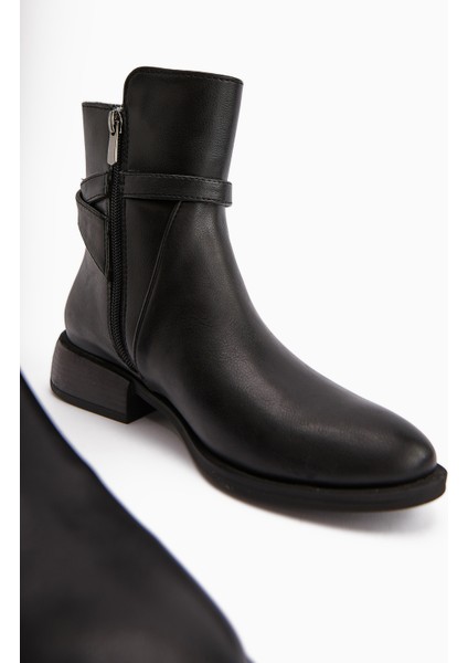 Tinna Siyah Tokalı Kadın Bot fırsatları