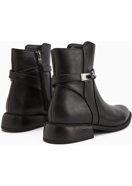 Tinna Siyah Tokalı Kadın Bot indirimleri