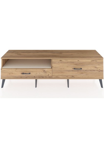 Hyperion Tv Ünitesi Tek Raflı 2 Çekmeceli 176X44X51 Çam-Aytaşı/çam
