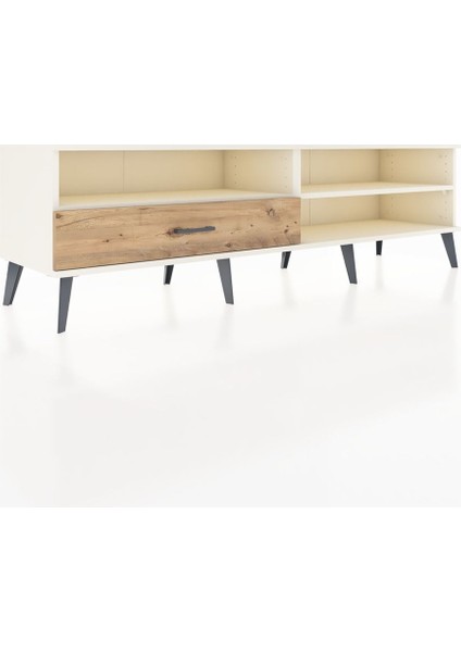 Hyperion Tv Ünitesi 2 Raflı Tek Çekmeceli 176X44X51 Aytaşı-Aytaşı/çam fiyatları