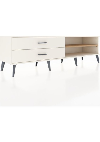 Hyperion Tv Ünitesi Tek Raflı 2 Çekmeceli 176X44X51 Aytaşı-Çam/aytaşı fiyatları