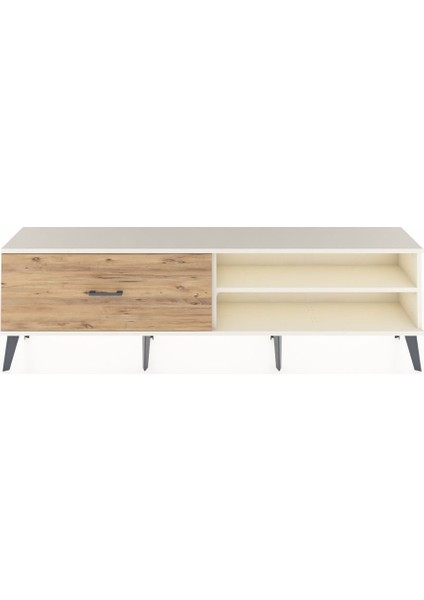 Arges Tv Ünitesi Tek Raflı Tek Çekmeceli 176X30X51 Aytaşı-Aytaşı/çam